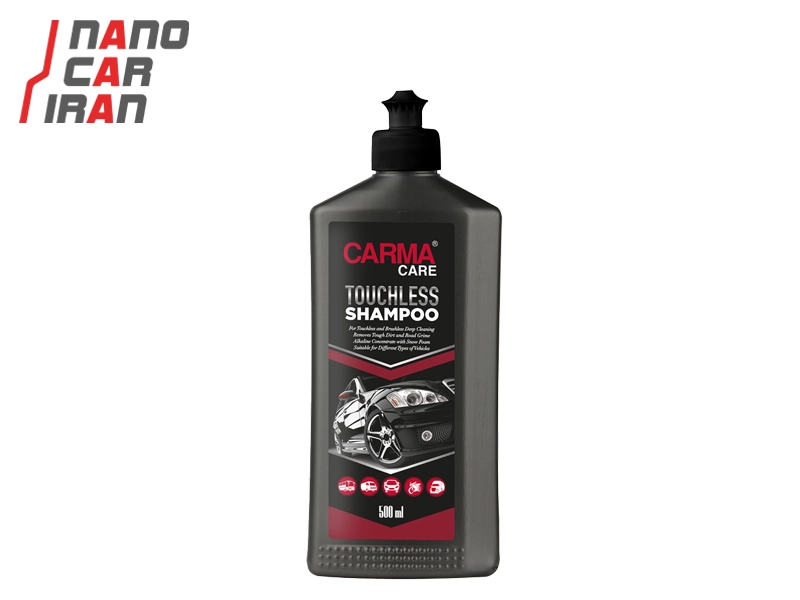 شامپو تاچلس بدنه خودرو ۵۰۰ میلی‌ لیتری کارماکر CarmaCare 500ml Touchless Car Wash Shampoo